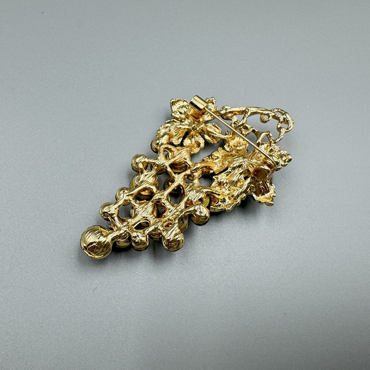 Grape Rhinestone Brooch PA5093 - view 14