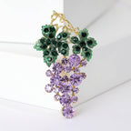 Grape Rhinestone Brooch PA5093