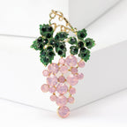 Grape Rhinestone Brooch PA5093 - view 5