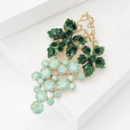 Grape Rhinestone Brooch PA5093 - view 11
