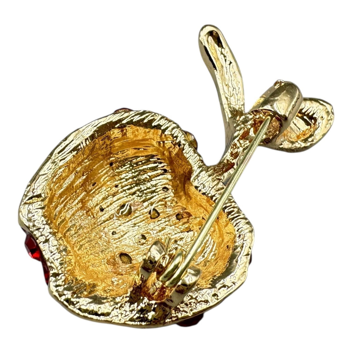 Cherry Rhinestone Brooch PA5105 - view 3