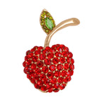 Cherry Rhinestone Brooch PA5105