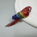 Parrot Bird Rhinestone Brooch PA5115 - view 3