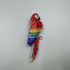 Parrot Bird Rhinestone Brooch PA5115 - view 11
