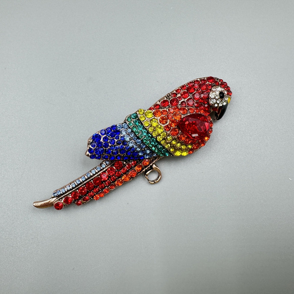 Parrot Bird Rhinestone Brooch PA5115 - view 10