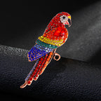 Parrot Bird Rhinestone Brooch PA5115 - view 6