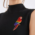 Parrot Bird Rhinestone Brooch PA5115 - view 7