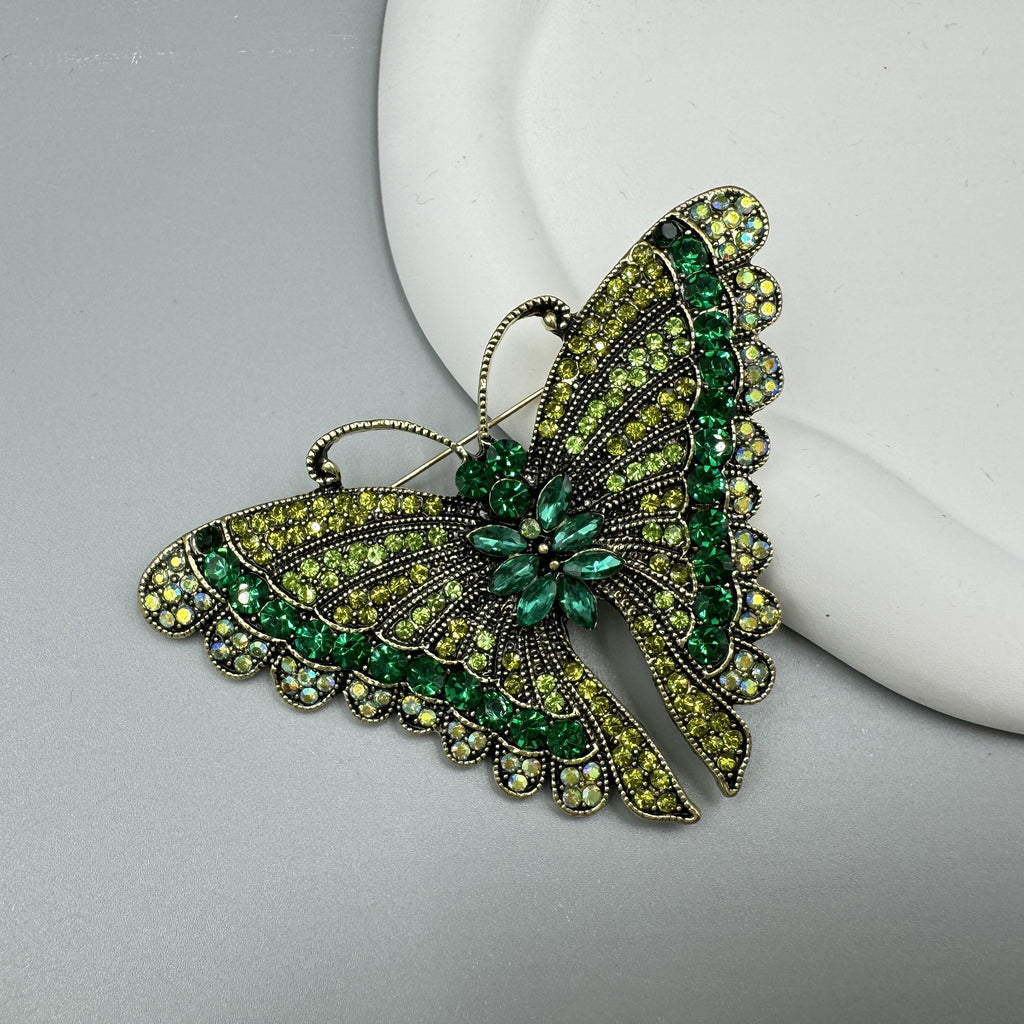 Butterfly Rhinestone Brooch PA5119 - view 5