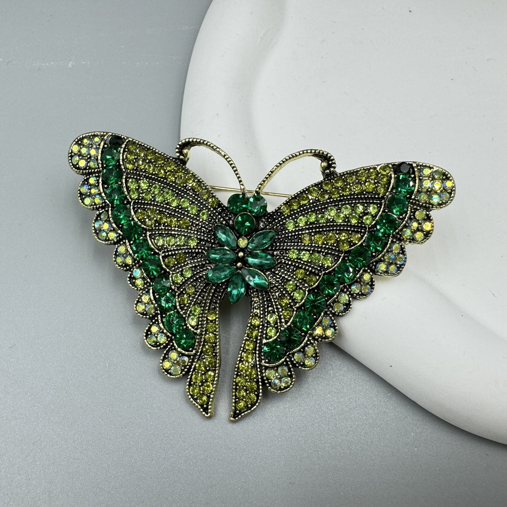 Butterfly Rhinestone Brooch PA5119 - view 13