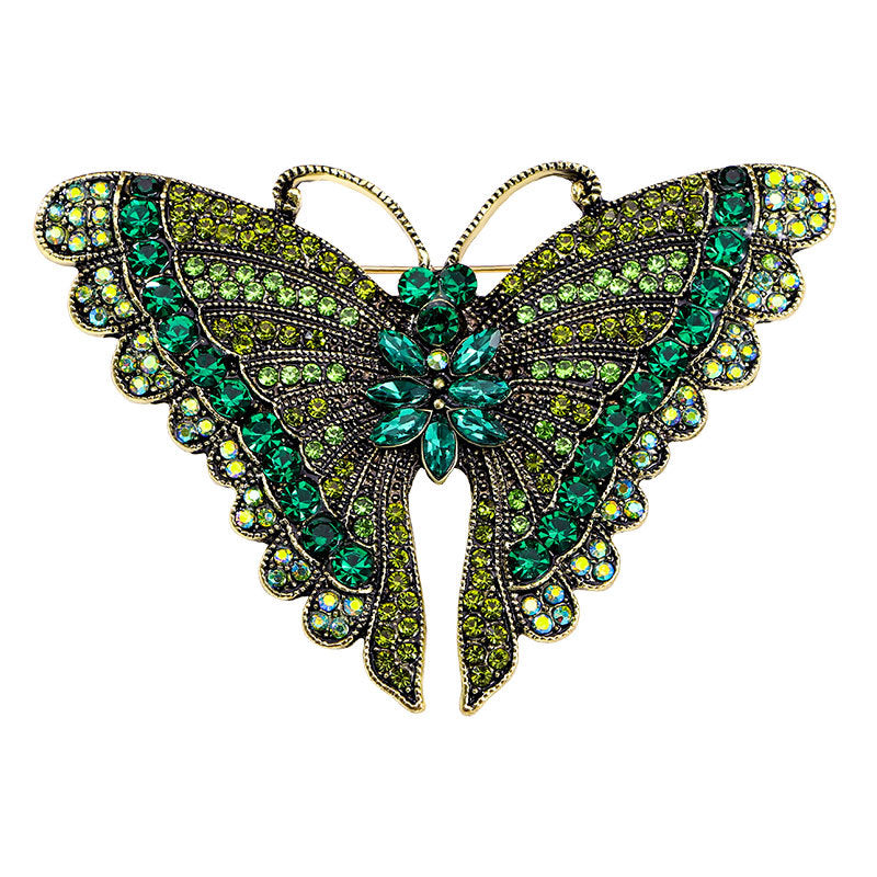 Butterfly Rhinestone Brooch PA5119