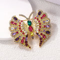 Butterfly Rhinestone Brooch Pin PA5137 - view 3