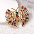 Butterfly Rhinestone Brooch Pin PA5137 - view 5