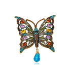 Hollow Butterfly Rhinestone Brooch PA5138