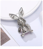Bunny Rhinestone Brooch PA5145 - view 13