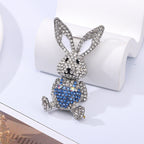 Bunny Rhinestone Brooch PA5145 - view 12