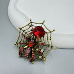 Spider Alloy Rhinestone Brooch PA5161 - view 4