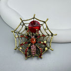 Spider Alloy Rhinestone Brooch PA5161 - view 3