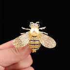 Honey Bee Rhinestone Brooch PA5186