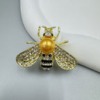 Honey Bee Rhinestone Brooch PA5186