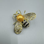 Honey Bee Rhinestone Brooch PA5186