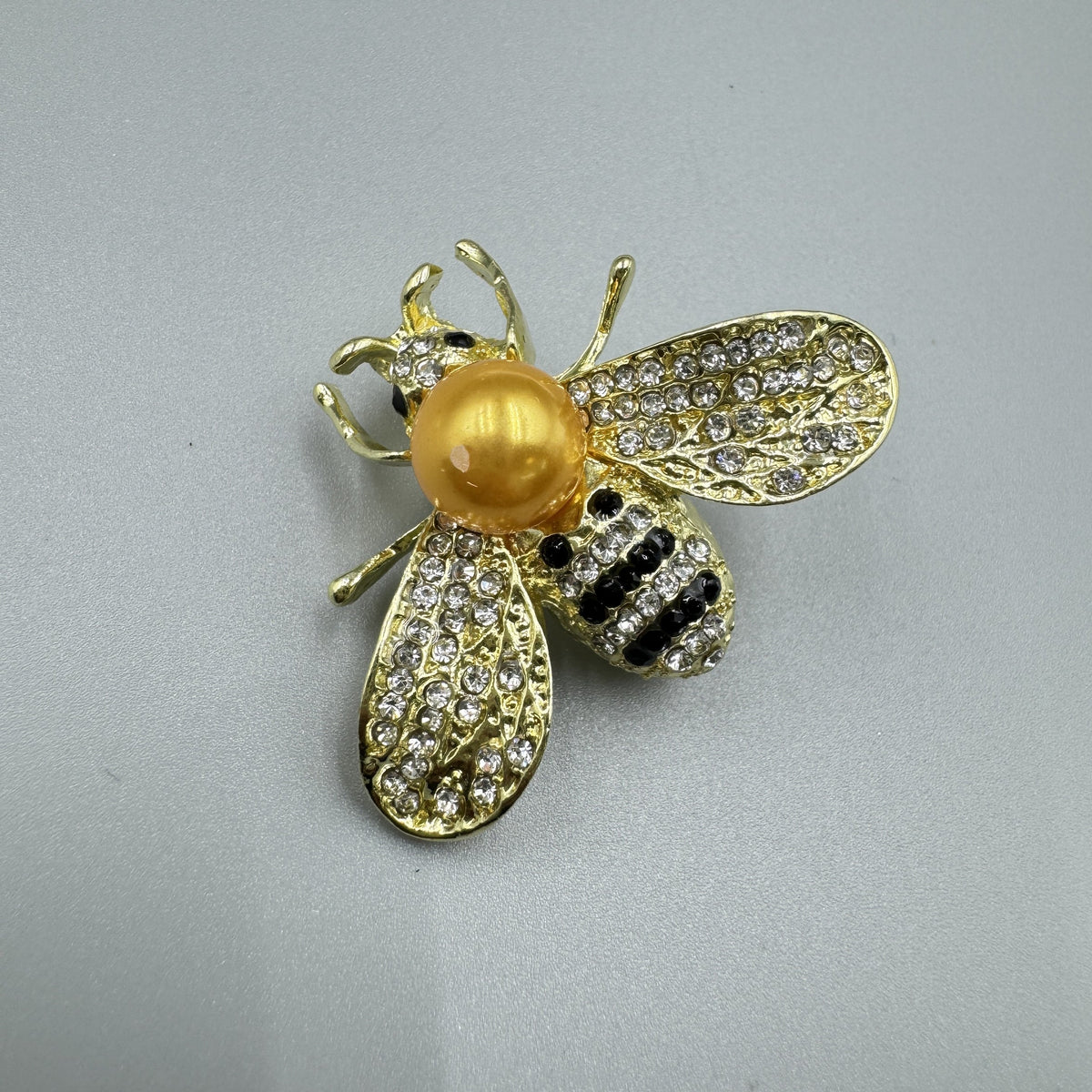 Honey Bee Rhinestone Brooch PA5186