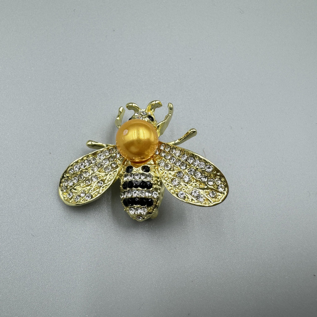 Honey Bee Rhinestone Brooch PA5186