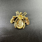 Watermelon Bee Rhinestone Brooch PA5200 - view 7