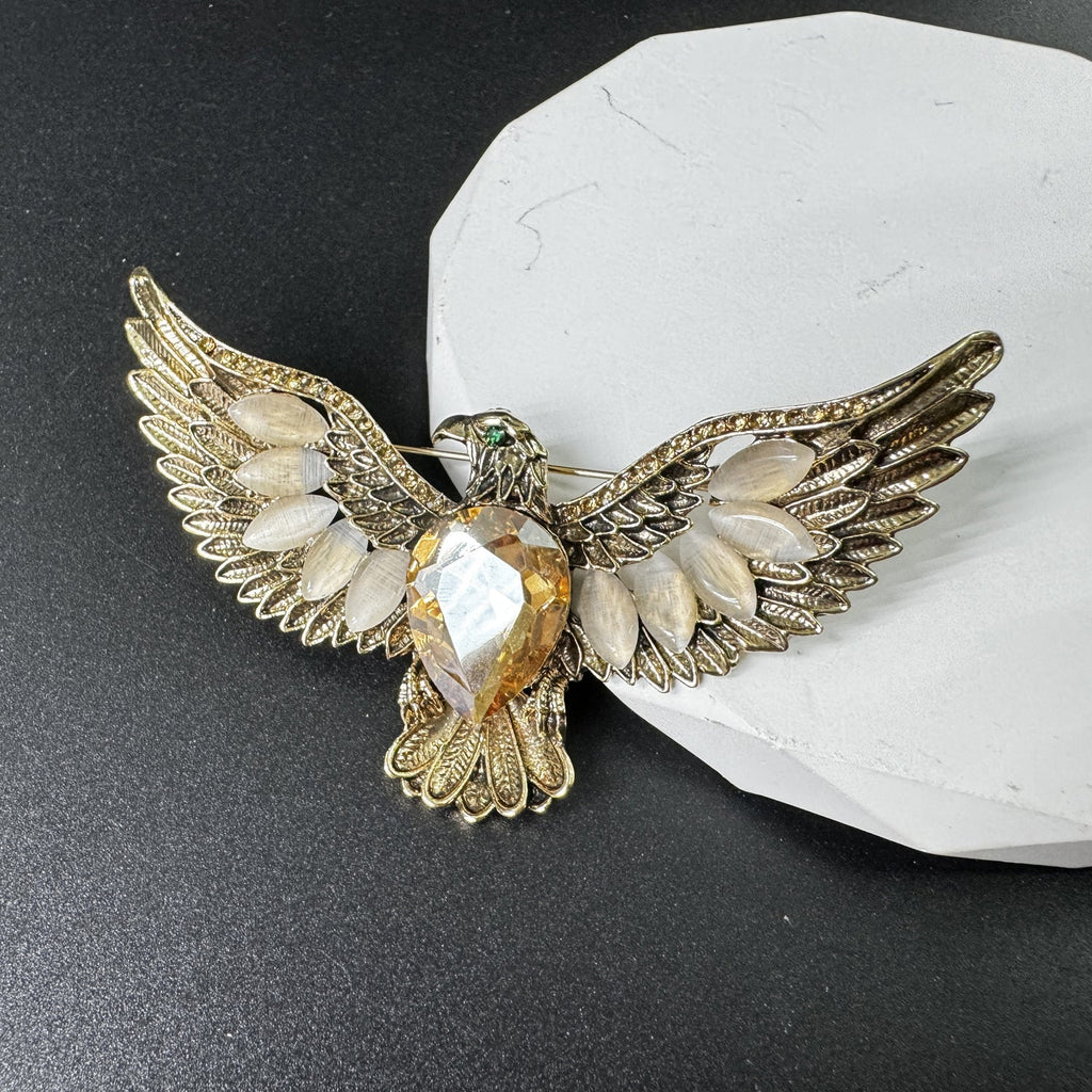 Eagle Rhinestone Brooch PA5206 - view 8