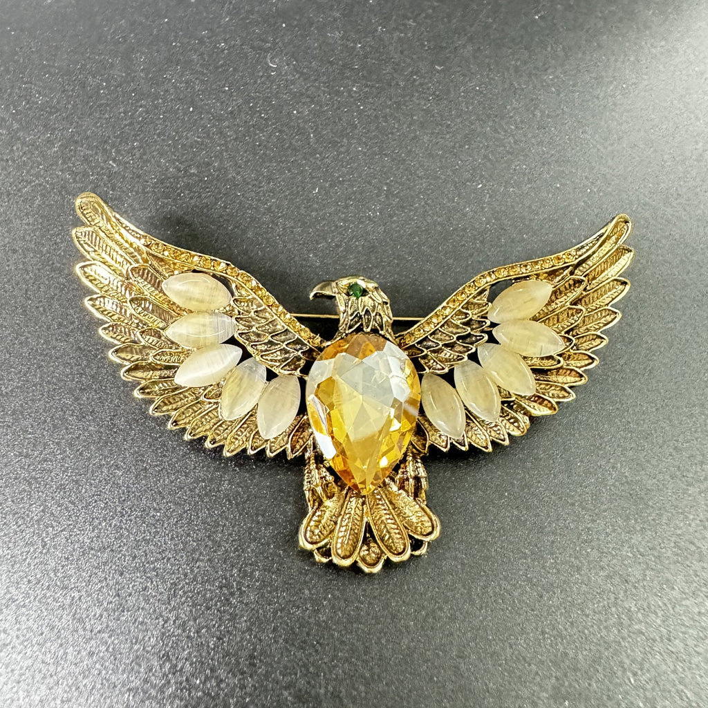 Eagle Rhinestone Brooch PA5206 - view 9