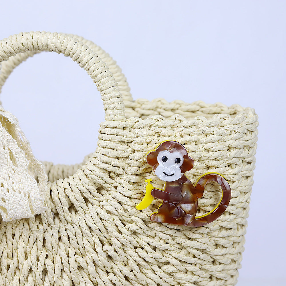Monkey Shaped Acrylic Brooch PA5220 - view 6