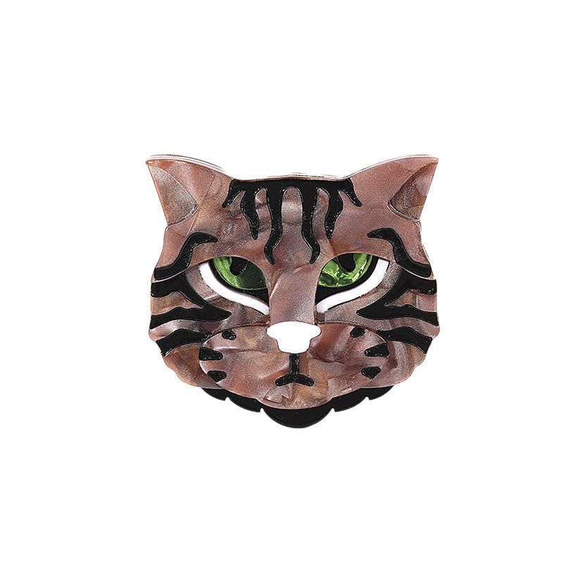 Animal Cat Acrylic Brooch PA5222