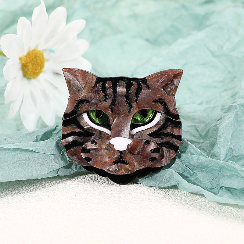 Animal Cat Acrylic Brooch PA5222 - view 3