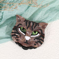 Animal Cat Acrylic Brooch PA5222 - view 4