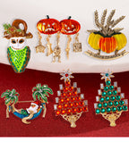 Halloween Evil Pumpkin Enamel Brooch PA5257 - view 5