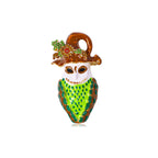 Owl Halloween Enamel Brooch PA5256