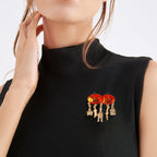 Halloween Evil Pumpkin Enamel Brooch PA5257 - view 4