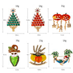 Owl Halloween Enamel Brooch PA5256