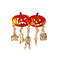 Halloween Evil Pumpkin Enamel Brooch PA5257