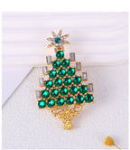 Christmas Tree Rhinestone Brooch PA5258 - view 5