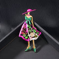 Pink Lady With Hat Brooch PA5263