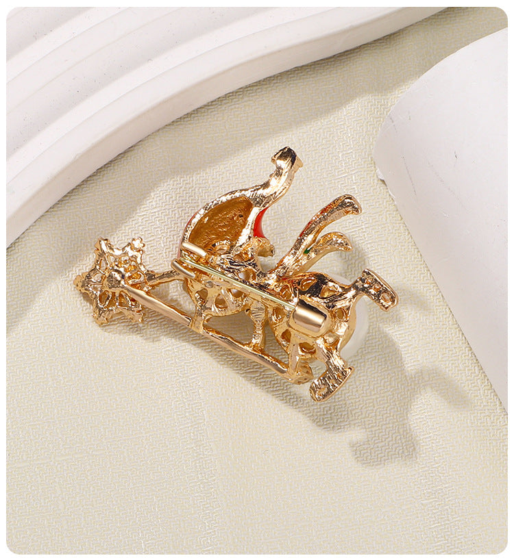 Christmas Pearl Snowman Brooch PA5266 - view 6