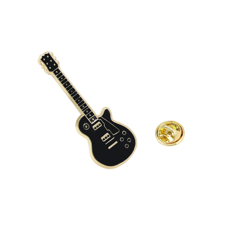 Enamel Electric Guitar Music Instrument Brooch PA5280 - view 3
