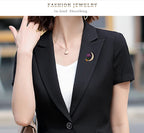 Cute Moon Bear Alloy Oil Dripping Brooch PA5311