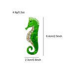 Seahorse Acrylic Animal Brooch PA5340