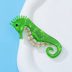 Seahorse Acrylic Animal Brooch PA5340