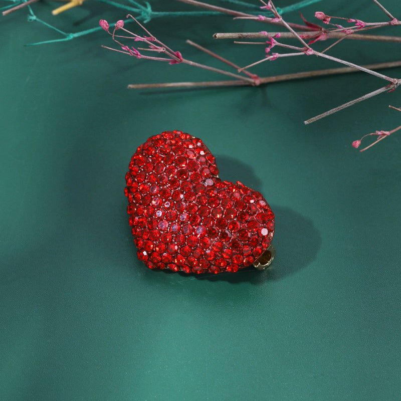 Valentine's Day Heart Shaped Brooch PA5353 - view 7