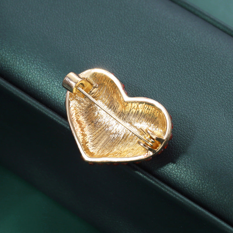 Valentine's Day Heart Shaped Brooch PA5353 - view 6