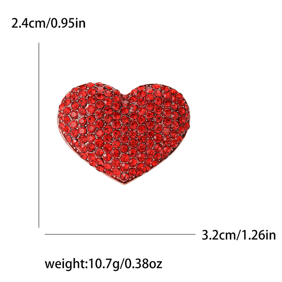 Valentine's Day Heart Shaped Brooch PA5353
