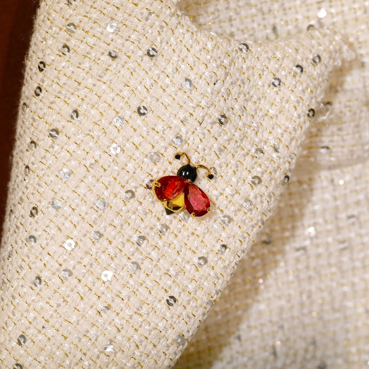 Crystal Rhinestone Mini Bee Brooch PA5374