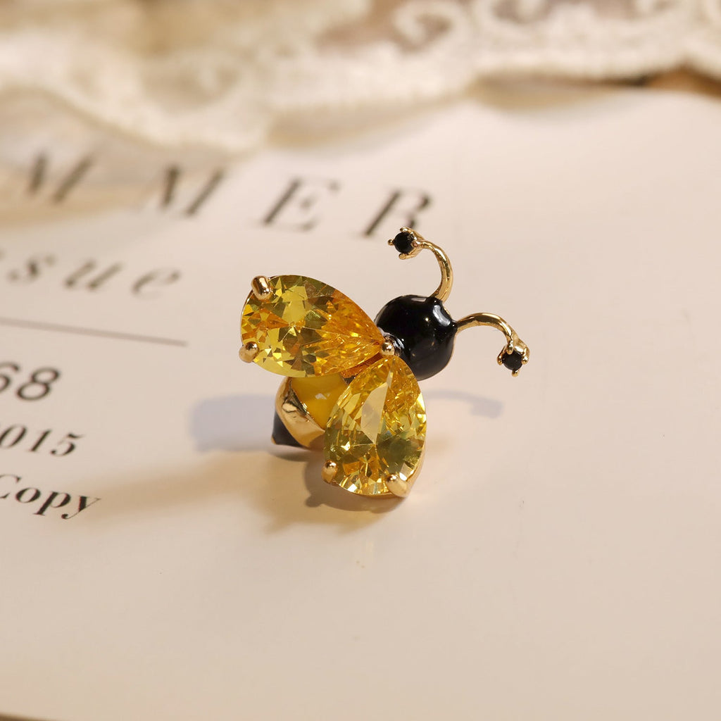Crystal Rhinestone Mini Bee Brooch PA5374